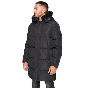 Glorious Gangsta Mens Omarez 2.0 Long Puffer Jacket / Black